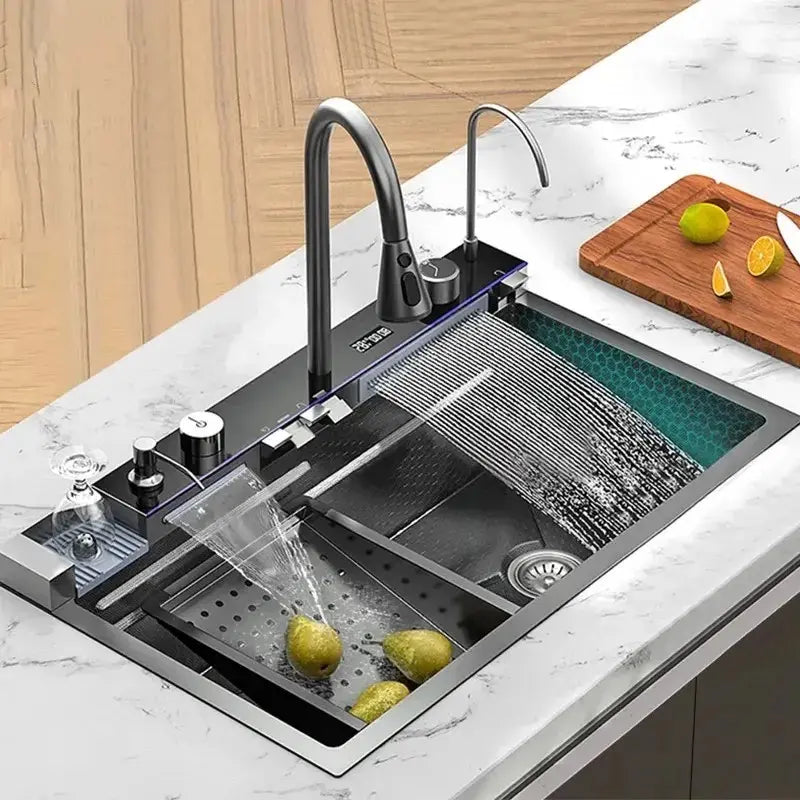 Evier cuisine multifunctional