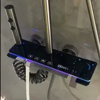 Colonne de douche a effet pluie 🌧️ led de luxe moderne pour salle de bain