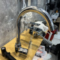 Robinet cuisine argent