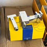 Robinet wc chaud froid argent